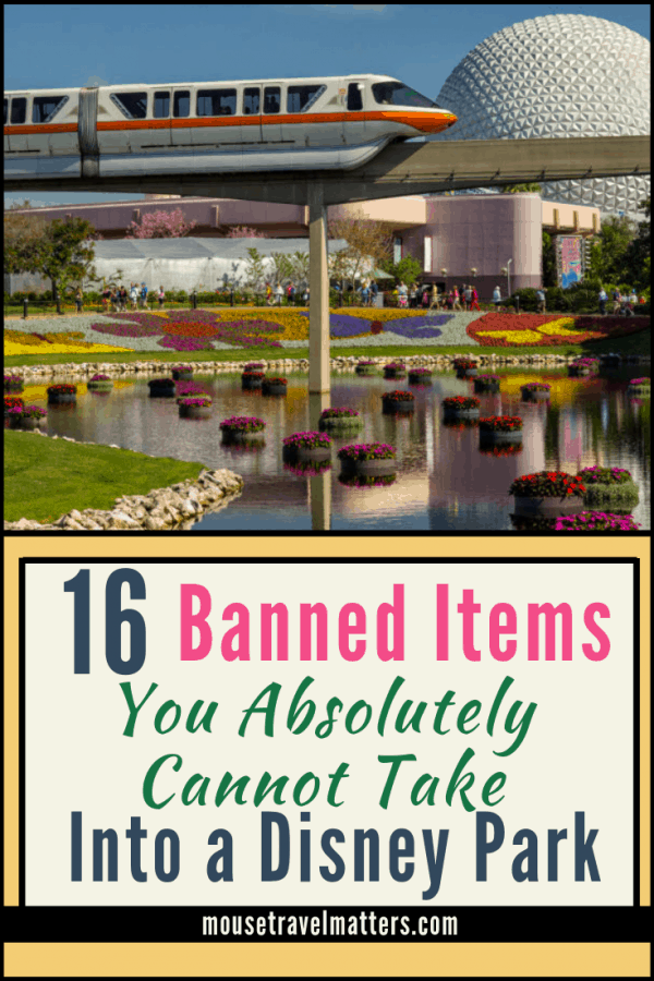 16 Things You Absolutely Cannot Take Into a Disney Park • Mouse Travel