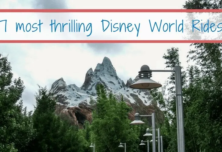 Best Thrill Rides at Disney World - List of top Walt Disney World thrill rides you must try once! #DisneyWorld #FamilyTravel #Travel #thrillrides
