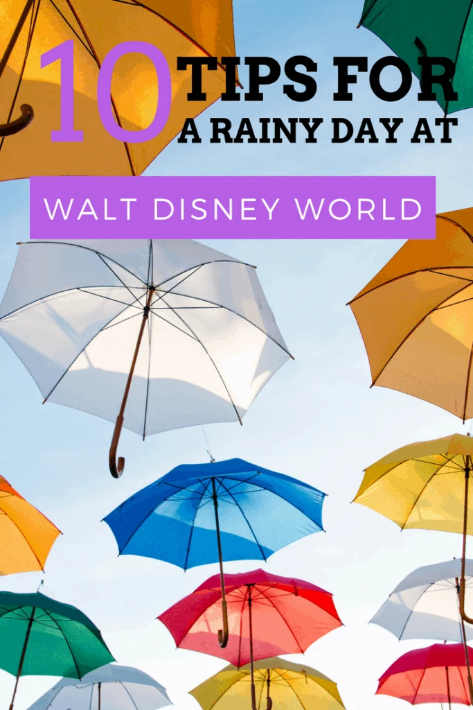 Whether there is forecasted rain entire Disney trip or you just want to be prepared for those inevitable Florida showers, here’s what to wear in the rain at Disney World, things to do at Disney World on a rainy day, and tips for keeping dry at Disney World for your vacation.