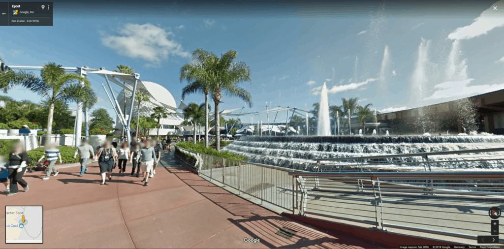 Magical Google Street View Epcot