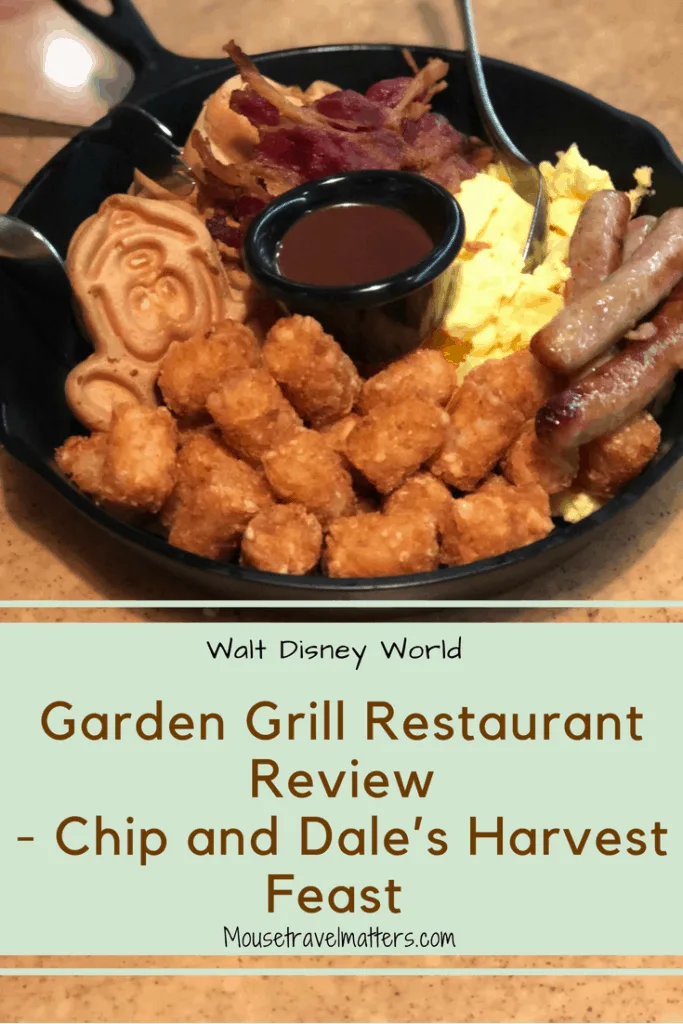 Review of Chip 'n' Dale's Harvest Feast Breakfast at Garden Grill in Epcot at Walt Disney World