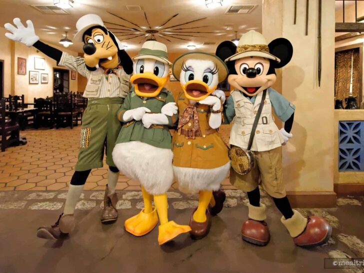 Review of the Tusker House in Animal Kingdom -- the characters, menu, and prices for breakfast, lunch, and dinner.