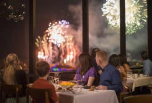Walt Disney World Restaurants with Fireworks Views TheMouseForLess TheMouseForLess 8.7k followers Follow Walt Disney World (Magic Kingdom and Epcot) Restaurants with Fireworks Views of the nighttime shows while sitting inside the restaurant.