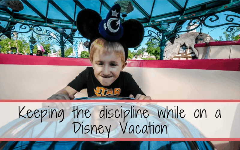 Disciplining on your Disney Vacation can be a necessary evil. Help keep your kids safe and behaved with these tips