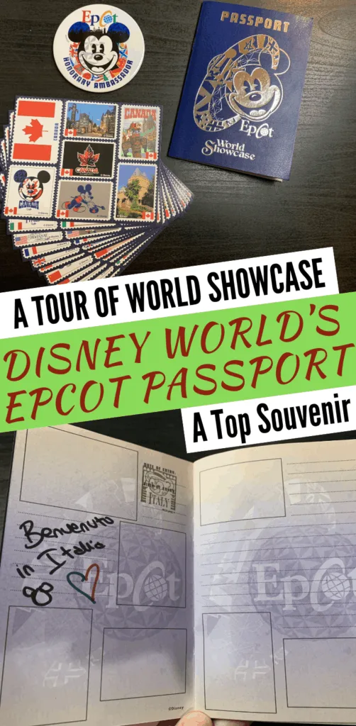 The Epcot passport pack includes a World Showcase button, the passport itself, and stamps/stickers. It is an incredible way to get the kids involved in the most unlikely of adventures.