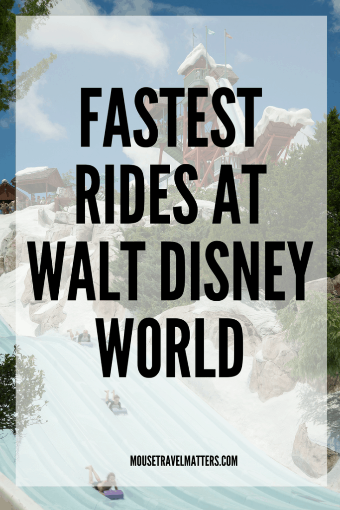 Top 12 Fastest Rides at Walt Disney World