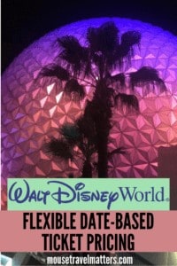 Disney World tickets: Flexible pricing for Orlando theme parks starts in October. Ticket prices at Walt Disney World will vary based on the date picked with a new online planning tool debuting next month