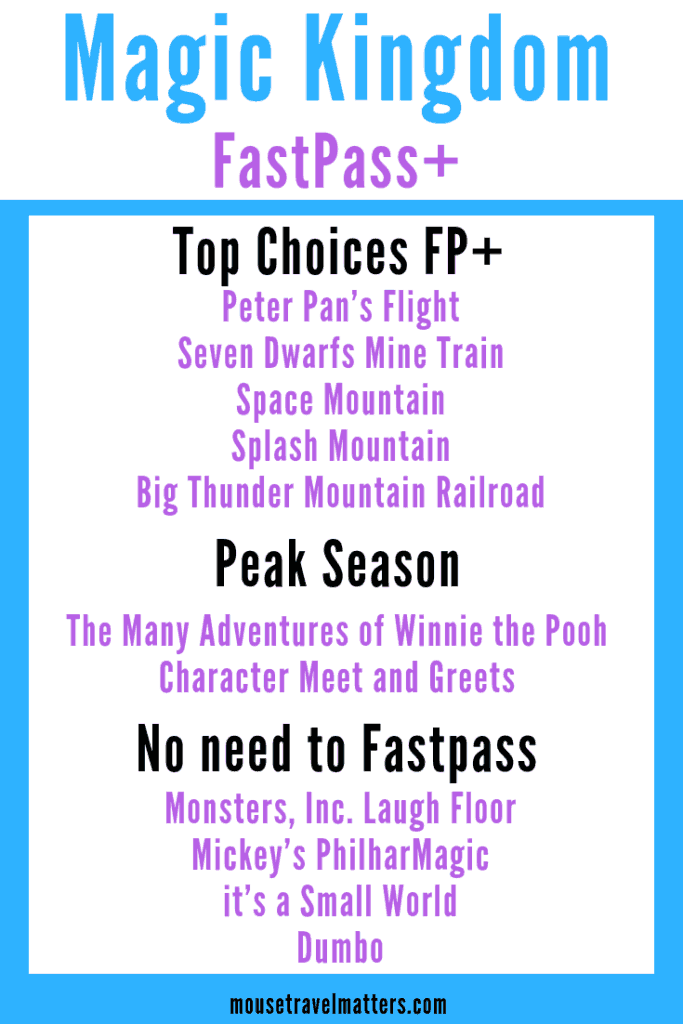 Skip long lines at Disney World with our best Magic Kingdom FastPass advice and tips. These FastPass strategies for families with school age kids will help you get the most out of your time at the Magic Kingdom and take the stress out of your Magic Kingdom itinerary planning! #disneyworld #magickingdom #disneyplanning #fastpasstips