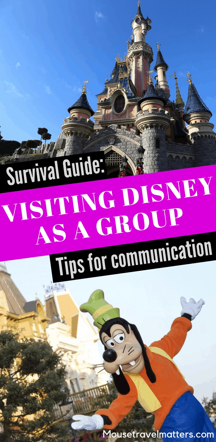 Planning strategies and survival guide to visiting Disney World as a group. It can be stressful but here are a few ways to reduce that stress