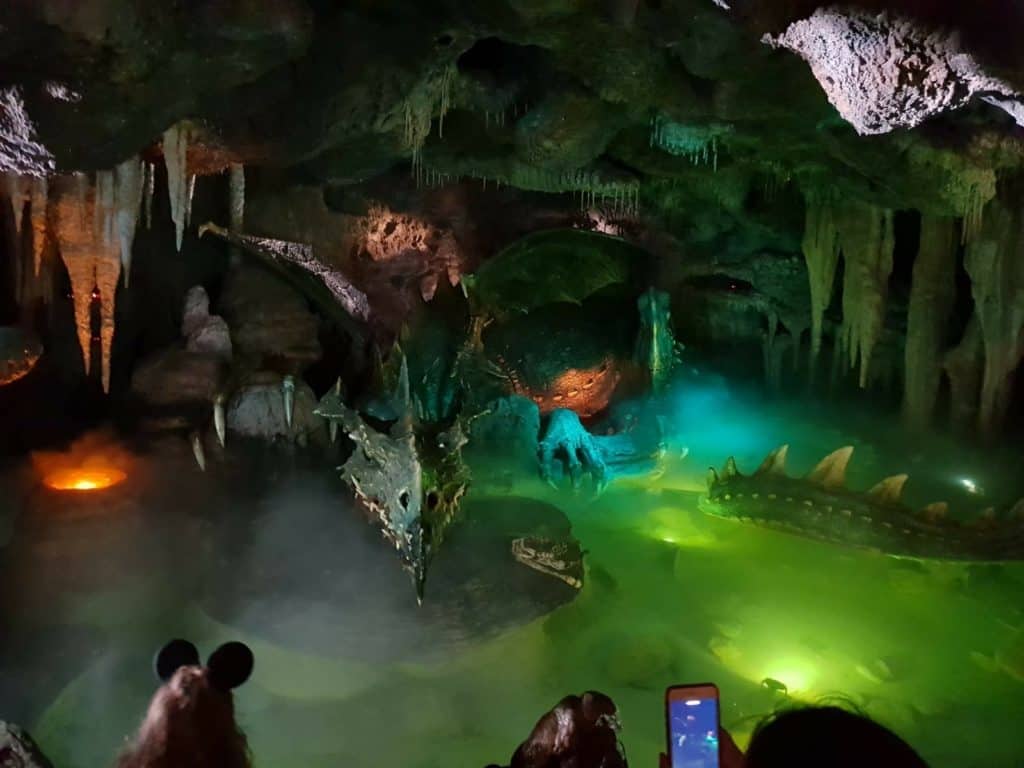 The dragon in the dungeon of the Disneyland Paris castle