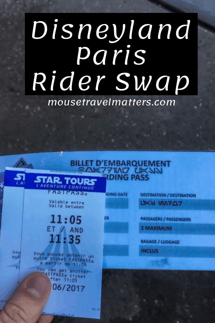 Disneyland Paris Rider Switch; Due to height restrictions or medical conditions, there may be some rides which are a no-go for certain people.