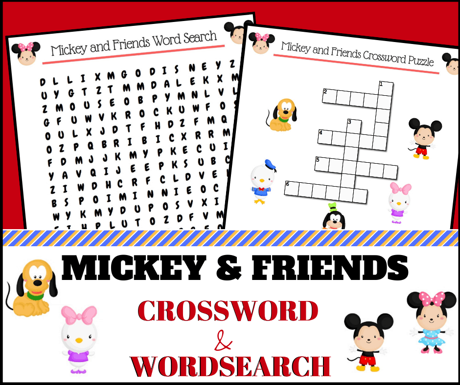 mickey and friends crossword 1