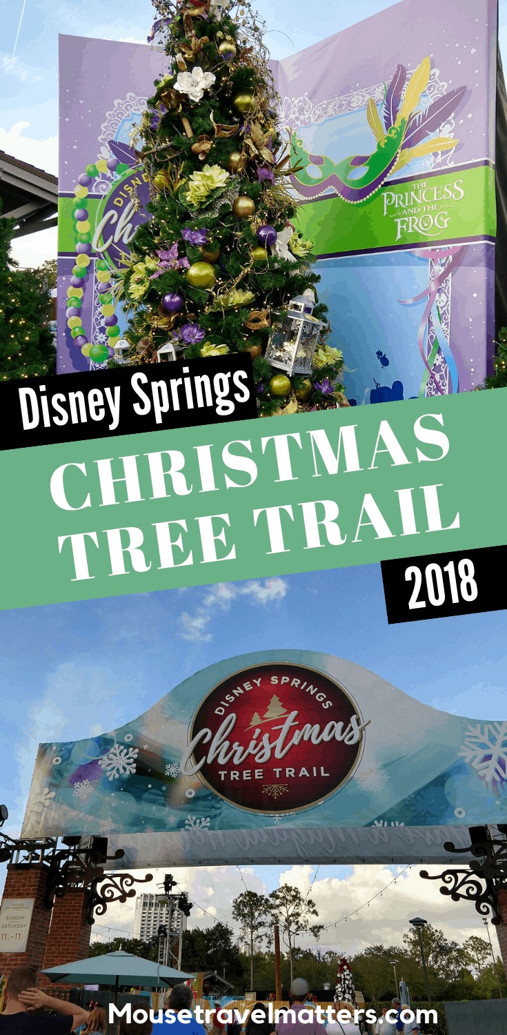 Once again the Disney Springs Christmas Tree Trail is back! This year 27 holiday trees will be on display from November 8, 2018, through January 6, 2019. We recommend that you start your tour near the play fountain outside Once Upon a Toy in the Marketplace. #wdw #disneychristmas 