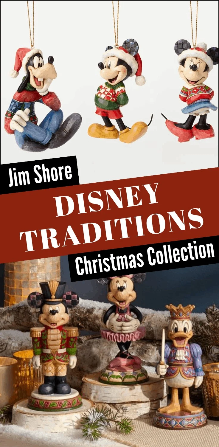 Jim Shore DisneyTradition Disney Classic Ornament Set 