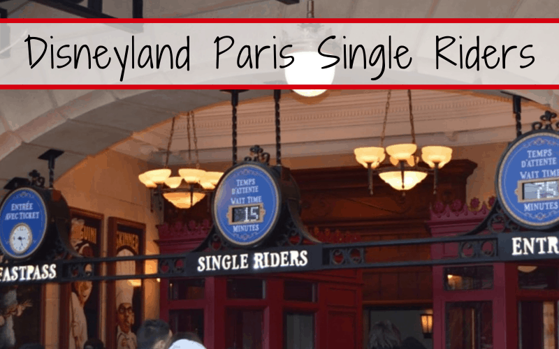 Disneyland Paris Single Riders