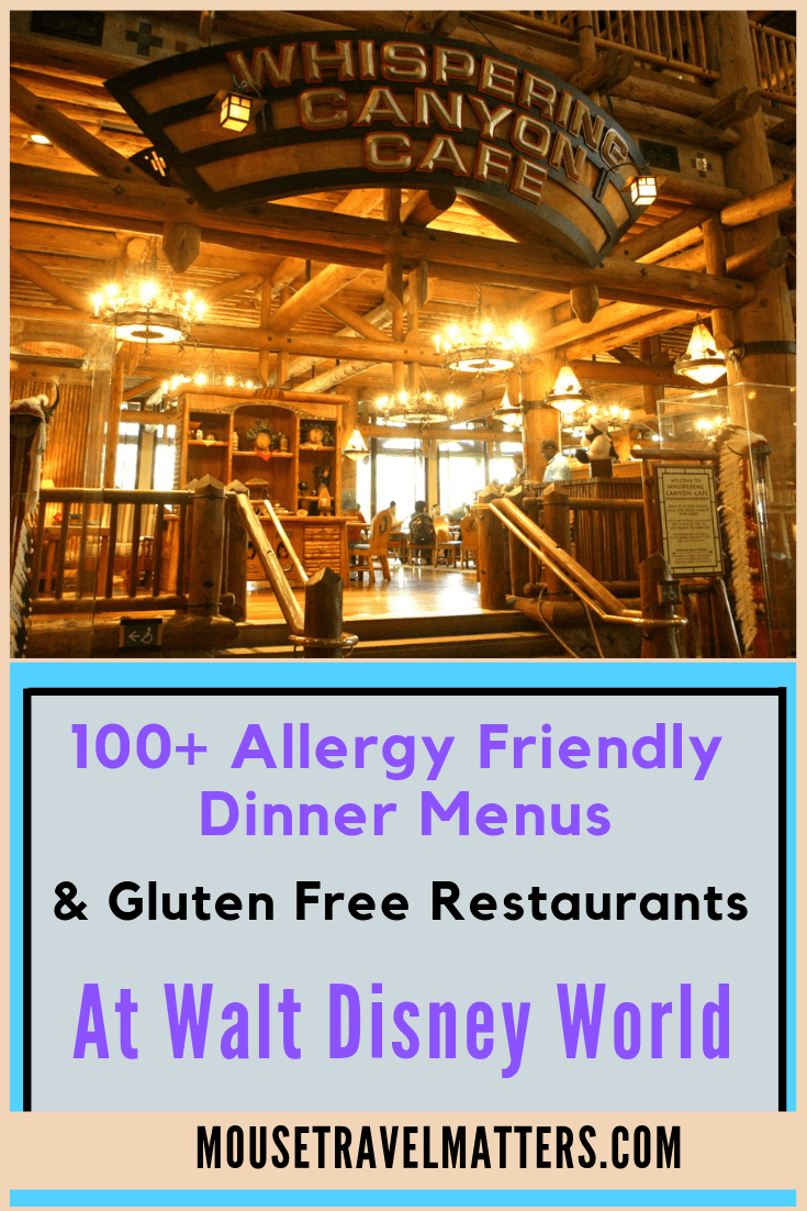 Below, you’ll find a complete listing of all Disney World restaurants with gluten-free menus that you absolutely must check out. Enjoy! Disney World