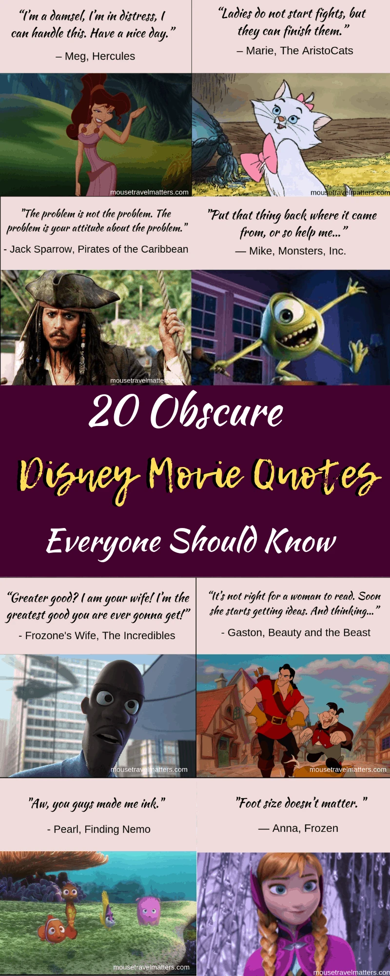 Disney Movie Quotes 