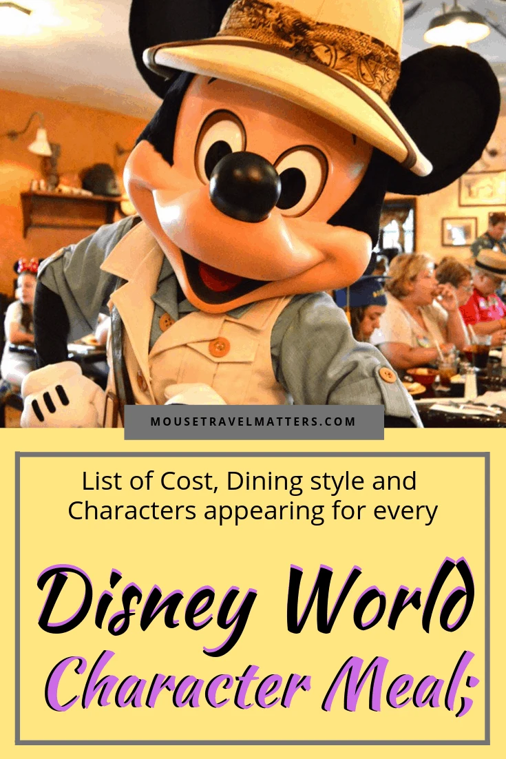Character dining at the Disney parks combines three of my favorite things in the world…visiting the theme parks, meeting my favorite Disney characters and eating really great food! Here’s a rundown of character dining experiences at Magic Kingdom, Epcot, Disney’s Hollywood Studios and Disney’s Animal Kingdom to help you make the right choice