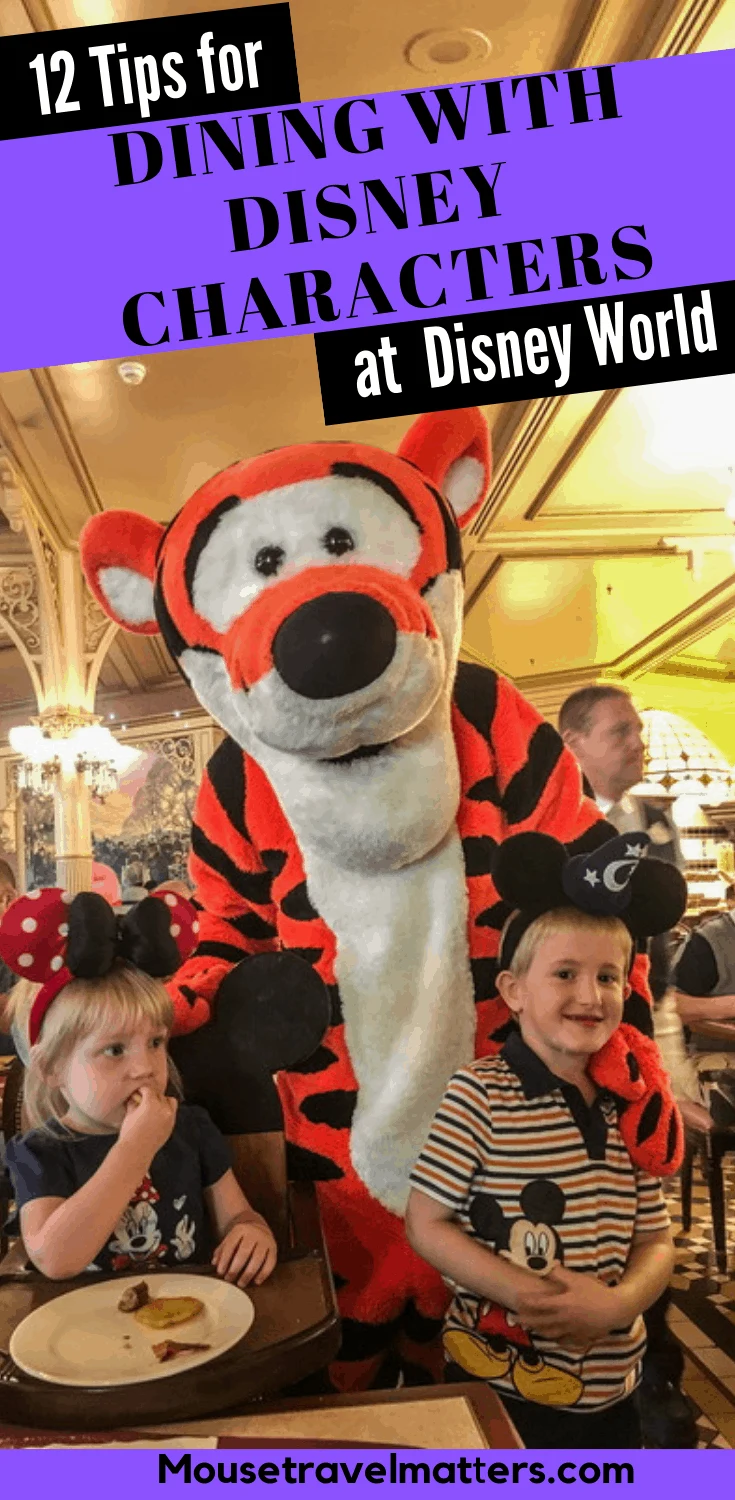 Tips for Dining with Disney Characters at Walt Disney World