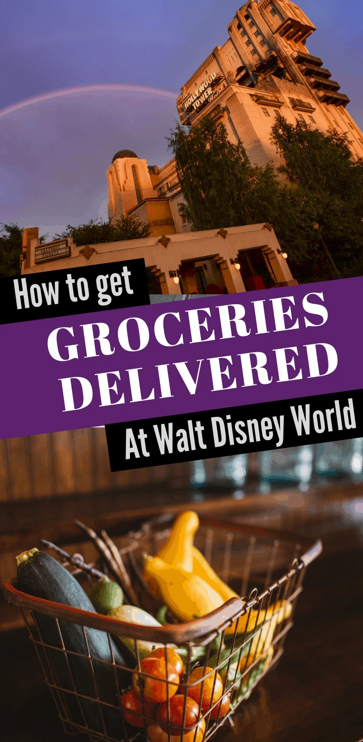 How to get Groceries Delivered to your Disney Resort #disneyfood #disneybudget #disneyworld 