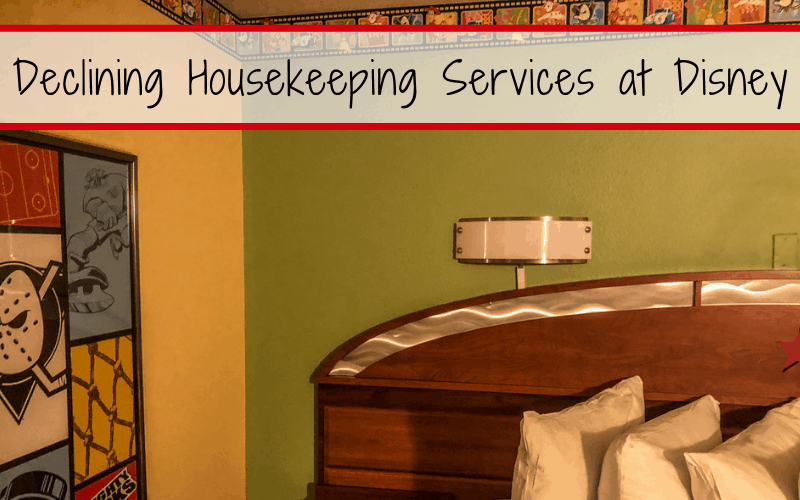 How do you get a gift card for declining housekeeping services at Disney World? (Service Your Way)