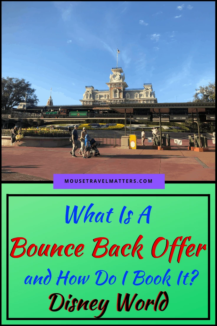One way to save on future trips is with Bounce Back Offers at Walt Disney World.