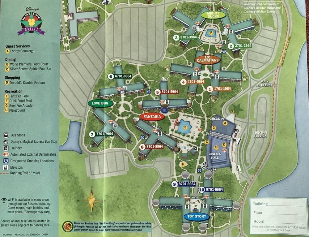 Everything you want to know about Disney's All Star Movies Resort hotel at Walt Disney 