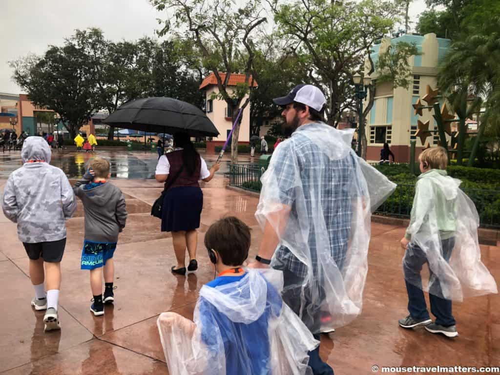 Disney's Hollywood Studios Rainy day.