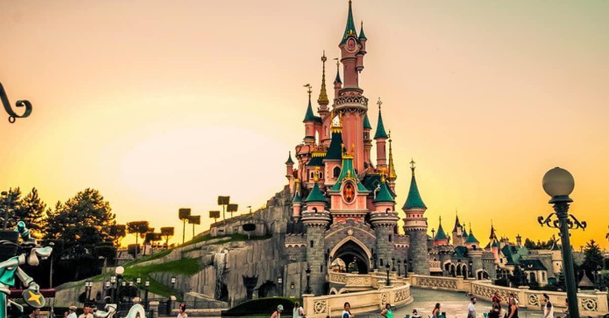 HD wallpaper: disneyland, paris, france, building, castle, fairy tales,  theme park