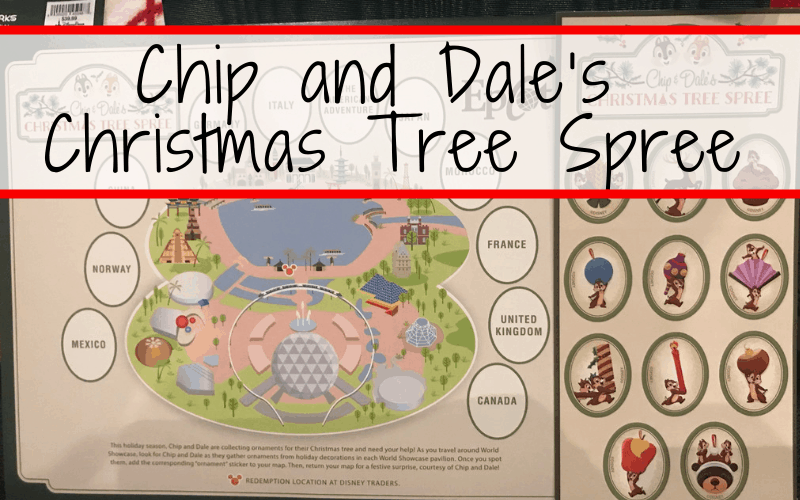 Chip and Dale’s Christmas Tree Spree – Epcot Festival of the Holidays