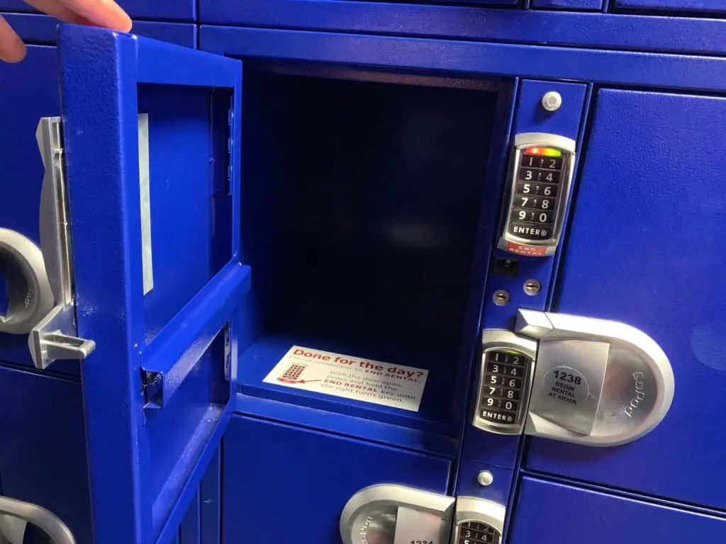 Renting a Locker at Walt Disney World