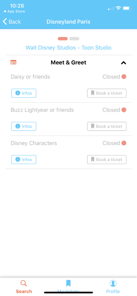 How to use the Lineberty App for meet and greets at Disneyland Paris