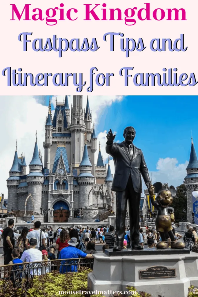 Skip long lines at Disney World with our best Magic Kingdom FastPass advice and tips. These FastPass strategies for families with school age kids will help you get the most out of your time at the Magic Kingdom and take the stress out of your Magic Kingdom itinerary planning! #disneyworld #magickingdom #disneyplanning #fastpasstips