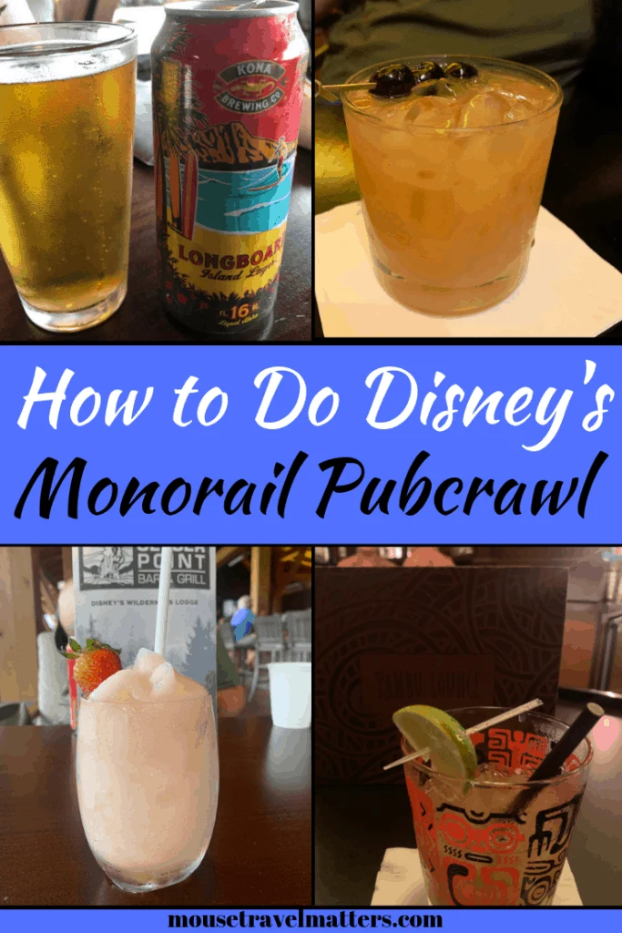 The Monorail Bar Crawl  #monorail #disneyworld #barcrawl #magickingdom  #thecontemporary #polynesian