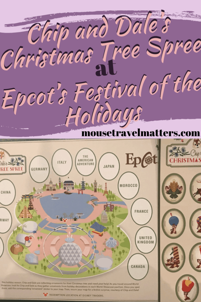 Chip and Dale’s Christmas Tree Spree – Epcot Festival of the Holidays