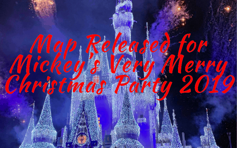 Map Released for Mickey’s Very Merry Christmas Party 2019