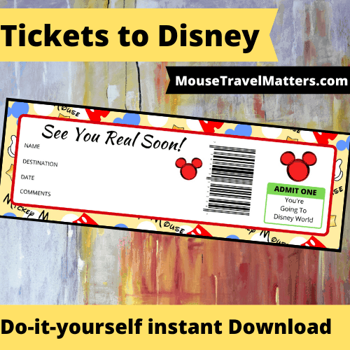 Walt Disney World vacation reveal ideas -- are you giving the gift of a Disney trip to someone for Christmas? Get an instant download of these awesome colorful printables from Etsy. Use them in an announcement letter or as part of a scavenger hunt. #DisneyWorld #DisneyVacation #etsy #DisneyParks