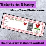 Disney World Printables Best of Etsy • Mouse Travel Matters
