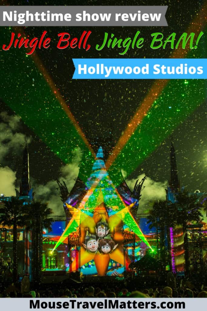 Guide to Jingle Bell Jingle Bam! Spectacular at Walt Disney World's Hollywood Studios. Disney Christmas Show review and tips.