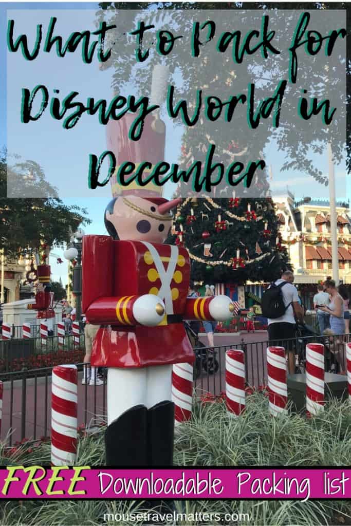 What pack for a Disney trip in the winter. Winter Disney Packing Tips #disney #disneyworld #florida