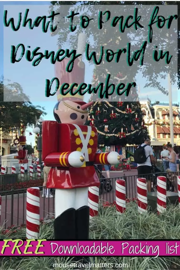 What pack for a Disney trip in the winter. Winter Disney Packing Tips #disney #disneyworld #florida