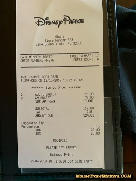 Find out how we save money with the Disney Dining Plan