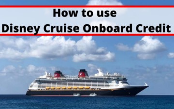 disney cruise onboard credit travel agent