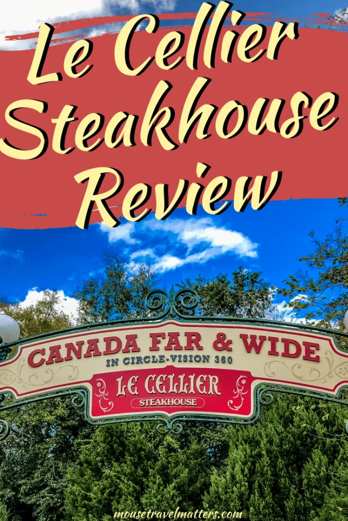 Tucked into the Canada pavilion is one of Epcot\'s most popular dining spots. This restaurant has created a following just based on its cheddar cheese soup and pretzel bread.  Let\'s take a look at our full Le Cellier Steakhouse dining review.#waltdisneyworld #epcot #canadapavilion #ohcanda #lecelliersteakhouse #disneydining