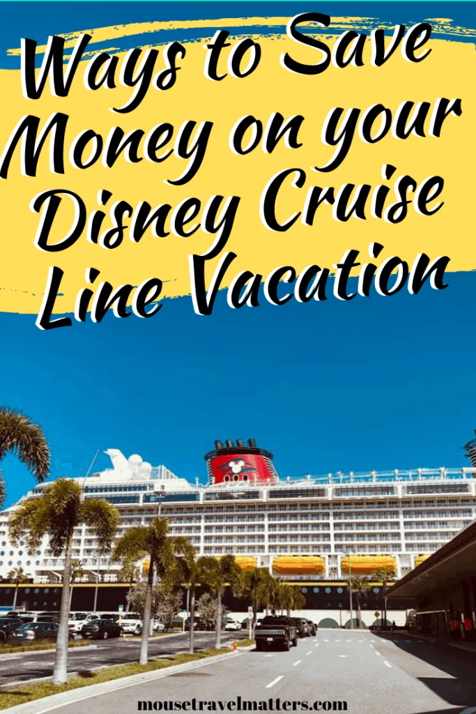 how to save money on a Disney Cruise vacation. Learn easy Disney Cruise Money Saving Tips to help save money on your next Disney Cruise. #Disney #DisneyCruise #DisneyCruiseLine #DisneyTravelTips