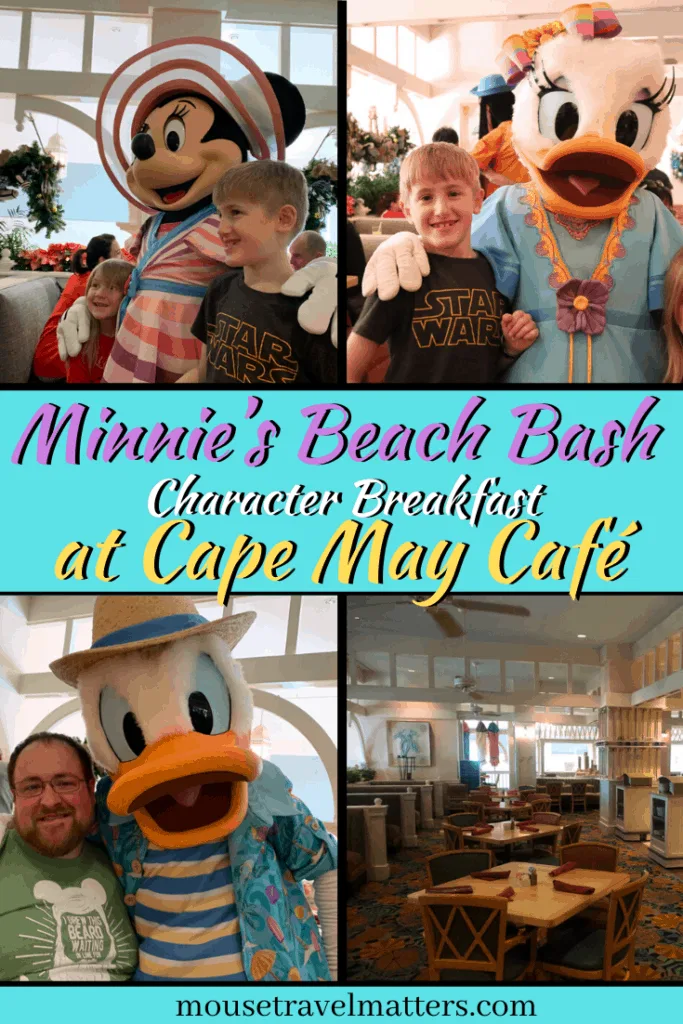 Cape May Cafe, Minnie's Beach Bash Breakfast, Walt Disney World, Disney World Character Dining, Breakfast with Disney Characters, Disney's Beach Club Resort, #WaltDisneyWorld, #DisneyVacationPlanning, #DisneyTravelTips