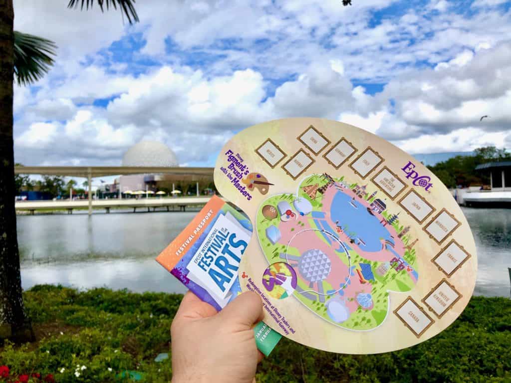 Figment’s Brush with the Masters Scavenger Hunt 2020 Epcot International Festival of the Arts
