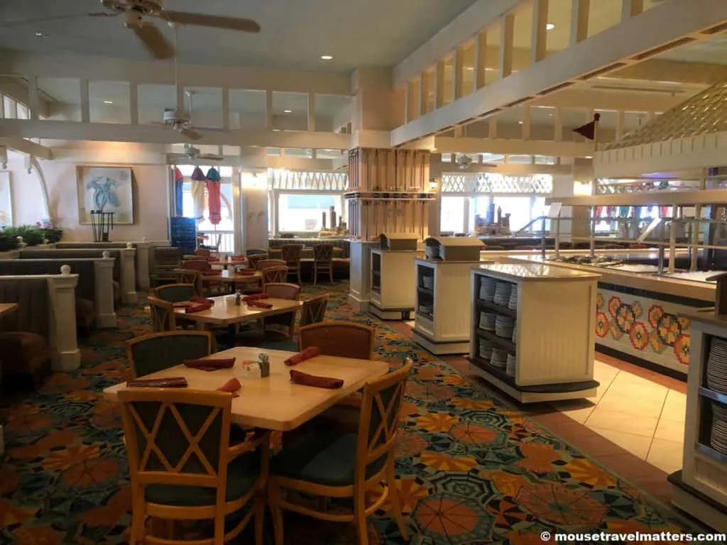 Cape May Cafe, Minnie's Beach Bash Breakfast, Walt Disney World, Disney World Character Dining, Breakfast with Disney Characters, Disney's Beach Club Resort, #WaltDisneyWorld, #DisneyVacationPlanning, #DisneyTravelTips