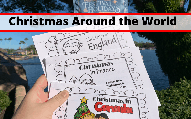 Epcot - Christmas Around the World mini book