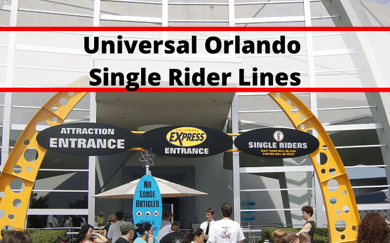 Single-Rider Lines—A Great Time-Saving Option at Universal Orlando Available to all Universal Orlando guests without extra charge is the single-rider (or “singles”) line. Several attractions at USF and IOA have this special line for guests traveling alone, or at least willing to be temporarily separated from their companions. Single riders wait in a separate queue and are slipped into vacant seats left by large